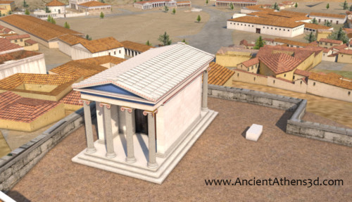 The Eleusinion was the sanctuary of the godess Demetra and her daughter Persephone. In the middle of the sanctuary stood the ionic temple of Triptolemos.