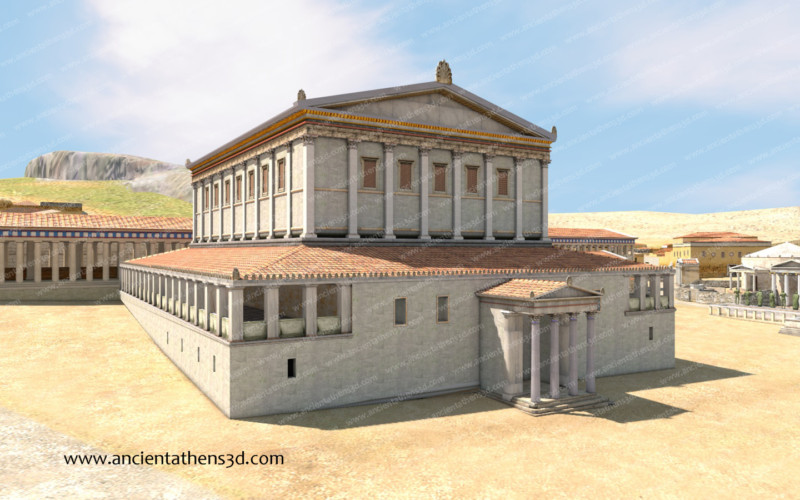 The Agora of Athens during the Roman period - Ancient Athens 3d