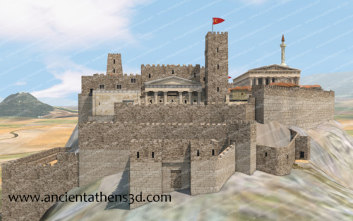 Άποψη από τα δυτικά.