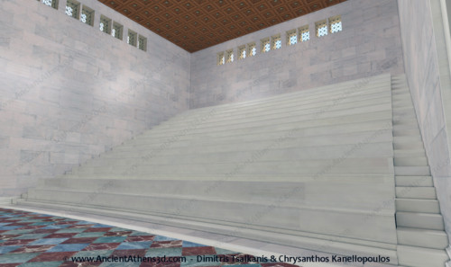 The interior of the north amphitheatre.