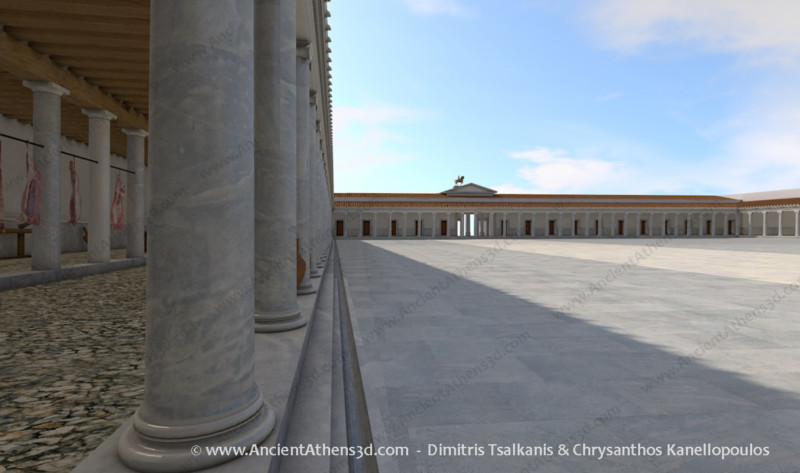 View from the east looking at the Market square