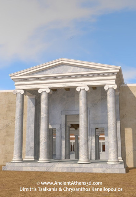 The eastern propylon.